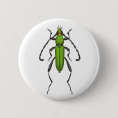 Grünkäfer Button (Vorderseite)