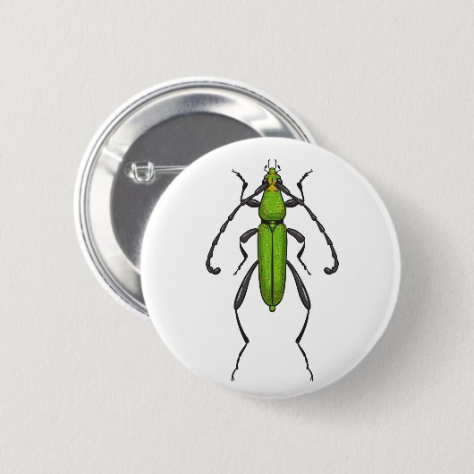 Grünkäfer Button (Vorne & Hinten)