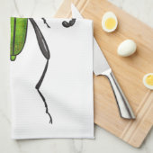 Grünkäfer Geschirrtuch (Viertel Falte)