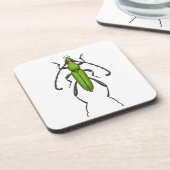 Grünkäfer Getränkeuntersetzer (Linke Seite)