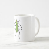 Grünkäfer Kaffeetasse (VorderseiteRechts)