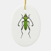 Grünkäfer Keramik Ornament (Vorne)