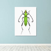 Grünkäfer Leinwanddruck (Insitu (Holzboden))