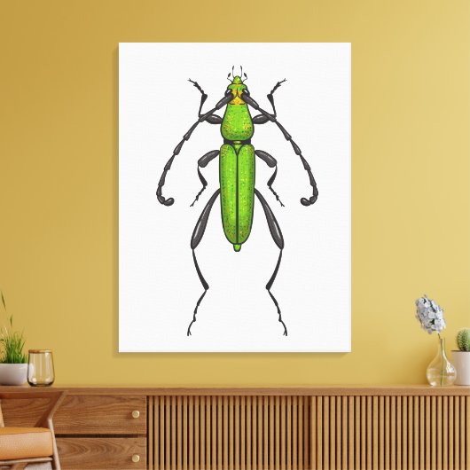 Grünkäfer Leinwanddruck (Insitu (Wohnzimmer))