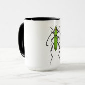 Grünkäfer Tasse (Vorderseite Links)