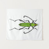 Grünkäfer Wandteppich (Vorderseite (Horizontal))