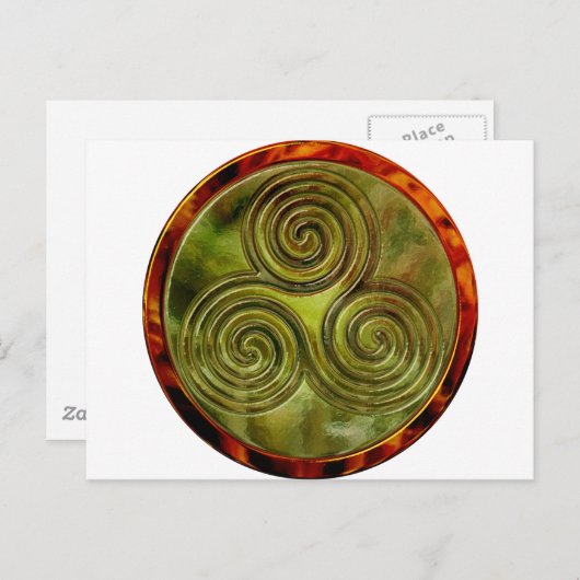 Grünkele Postkarte (Vorne/Hinten)