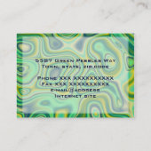 Grünkies Visitenkarte (Rückseite)