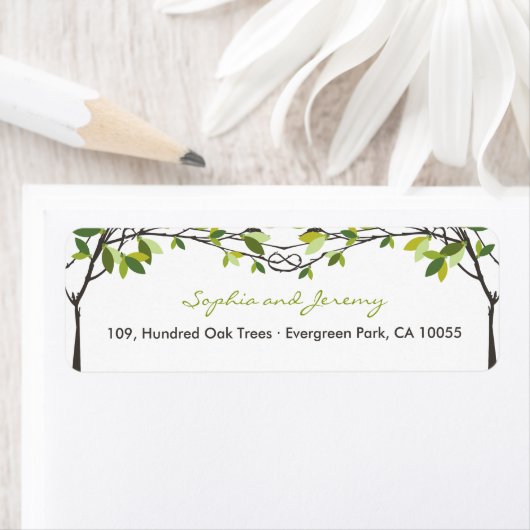 Grünknotted Liebe Trees Summer Wedding Address (Insitu)