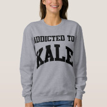 Grünkohl-Süchtig-Crewneck-Sweatshirt