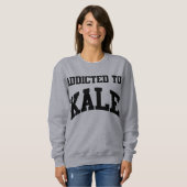 Grünkohl-Süchtig-Crewneck-Sweatshirt Sweatshirt (Vorne ganz)