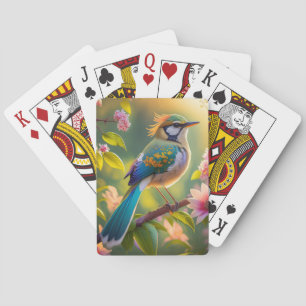 Grünköpfiger Teal Flügel Fantasy Vogel Spielkarten