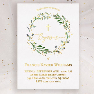 Grünkranz Folieneinladung