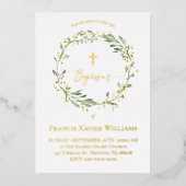Grünkranz Folieneinladung (Vorderseite)