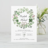 Grünkranz | Hufeisen Einladung (Stehend Vorderseite)