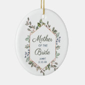 Grünkranz Personalisierte Brautmutter Keramik Ornament (Rechts)