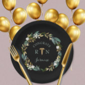 Grünkranz RN Graduierung Party Dekoration Pappteller