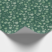 Grünkraut Inspiriert Bäume, Urlaub Geschenkpapier (Ecke)