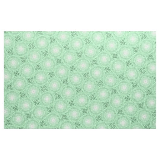 Grünkreismuster Stoff (Fat Quarter (45,7 x 55,9 cm))