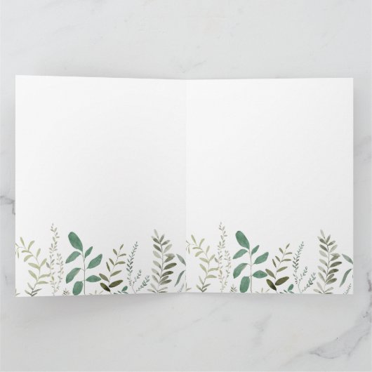 Grünkreuz Dankeskarte (Innenseite)