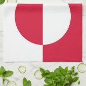 Grünland-Flaggenhandtuch Handtuch (Gefaltet)