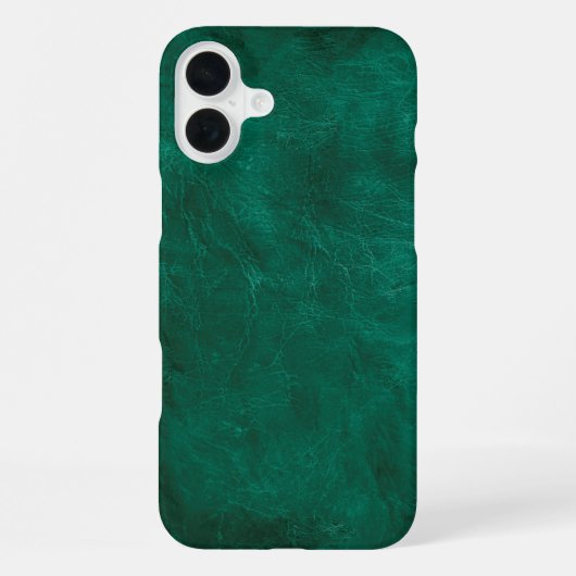 Grünleder iPhone Hülle (Rückseite)