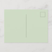 Grünliche Libelle Postkarte (Rückseite)