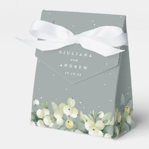 Grünliches Meerschaum-Schneebeere + Eukalyptus Win Geschenkschachtel
