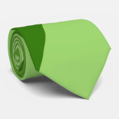 Grünlichgrüne geometrische Linien Krawatte (Gerollt)