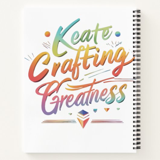 Grünlichkeit schaffen notizblock (Rückseite)