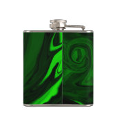 Grünmalachit Flachmann (Rückseite)