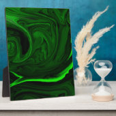 Grünmalachit Fotoplatte (Seite)