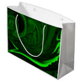 Grünmalachit Große Geschenktüte (Rückseite Schrägansicht)