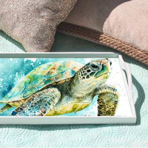 Grünmeerschildkröte Seidenpapier