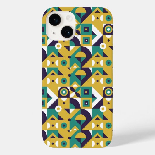Grünmuster Case-Mate iPhone Hülle (Rückseite)