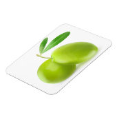 Grünoliven Magnet (Linke Seite)