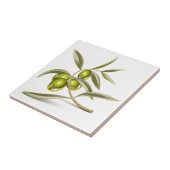 Grünolivenzweig Fliese (Seite)