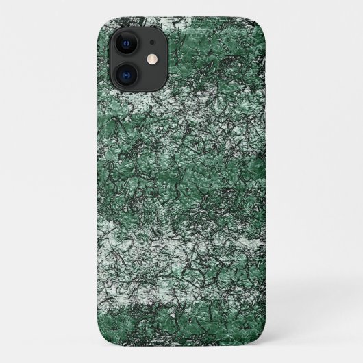 Grünölstruktur auf Stöcken und Fäden Case-Mate iPhone Hülle (Rückseite)