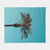 Grünpalme Fleecedecke (Vorderseite (Horizontal))