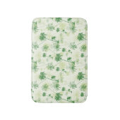 Grünpalmenmuster Badematte (Vorderseite Vertikal)