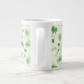 Grünpalmenmuster Jumbo-Tasse (Rückseite)