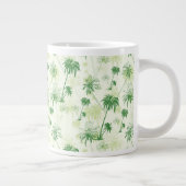 Grünpalmenmuster Jumbo-Tasse (Rechts)