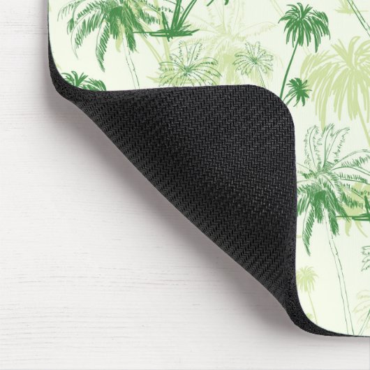 Grünpalmenmuster Mousepad (Ecke)
