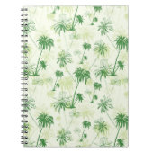Grünpalmenmuster Notizblock (Vorderseite)