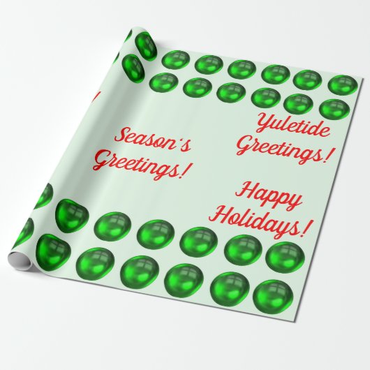 Grünpapier der Jahreszeit Geschenkpapier (Ungerollt)