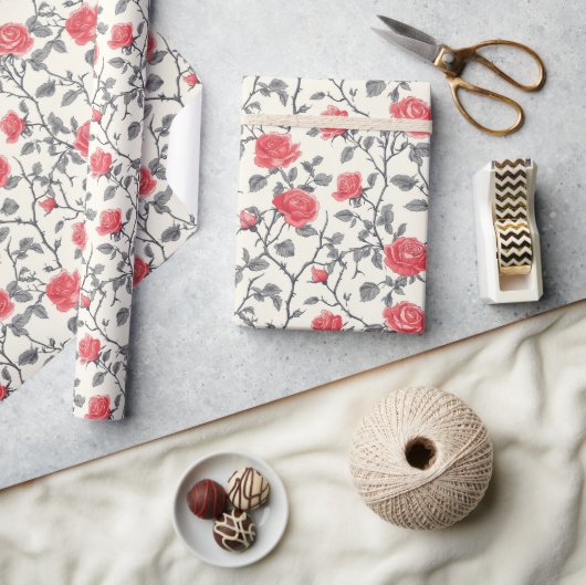 Grünpapier für klassische Rose Geschenkpapier (Kunsthandwerk)