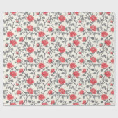 Grünpapier für klassische Rose Geschenkpapier (Flach)