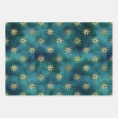 Grünpapier für mystische Himmelskörper Geschenkpapier Set (Vorderseite 2)