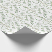 Grünpapier Geschenkpapier (Ecke)