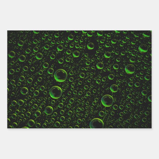 Grünpapier Geschenkpapier Set (Vorderseite 3)